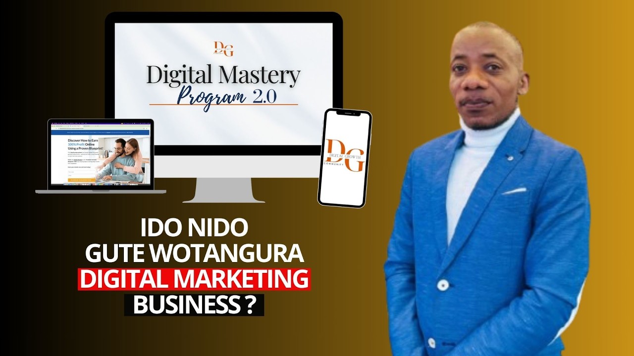 MBEGA NOTANGURA GUTE DIGITAL MARKETING BUSINESS ? Agace 1