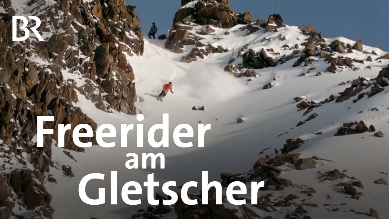 Skifahren im Gelände: Dieser Freerider ist auf dem Gletscher daheim | Wir in Bayern | BR