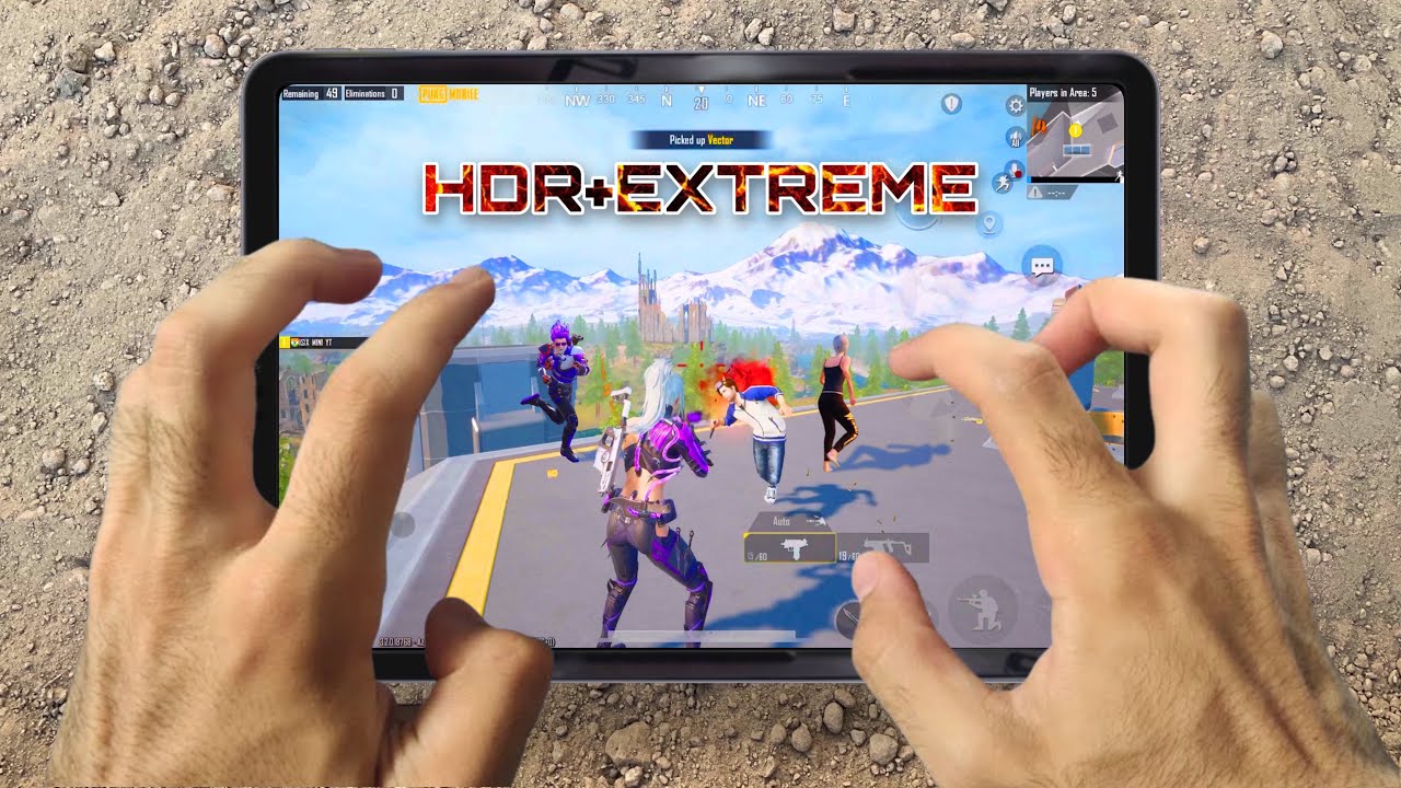 OMG🔥 HDR+EXTREME on iPad Mini 6 😍 PUBG HANDCAM ❤️ Pubg Test 2024