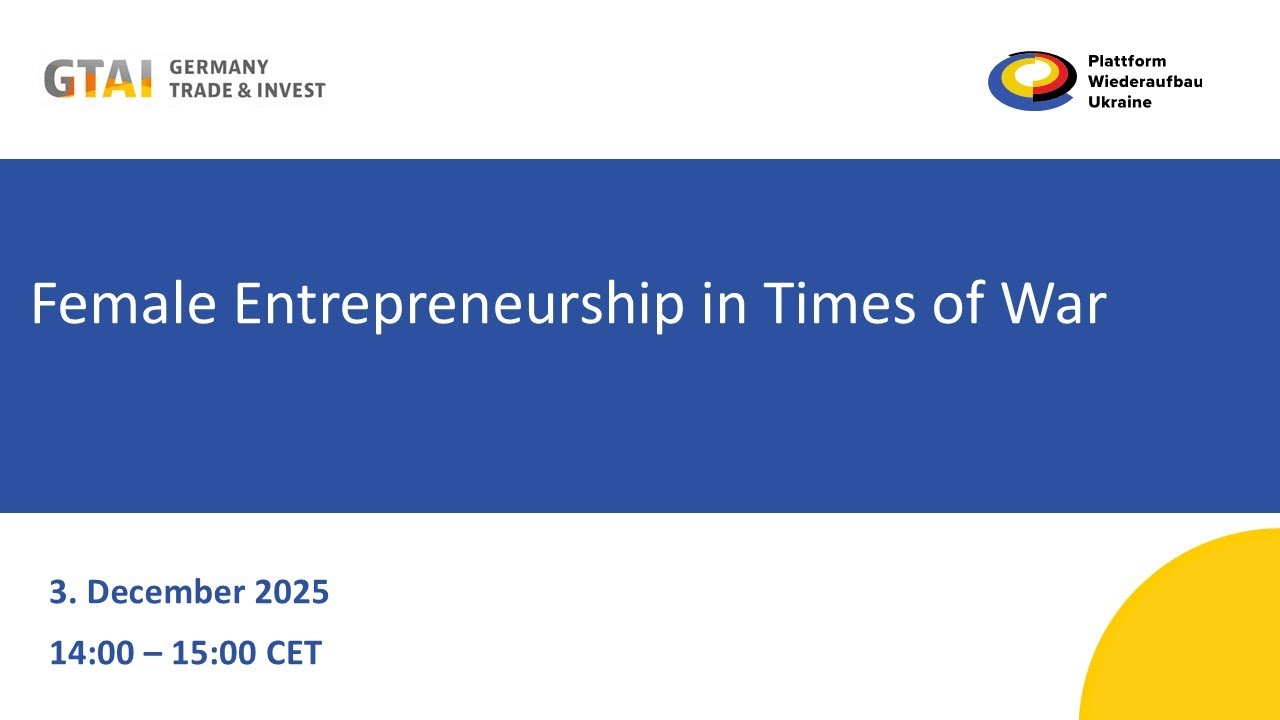 Female Entrepreneurship in Times of War