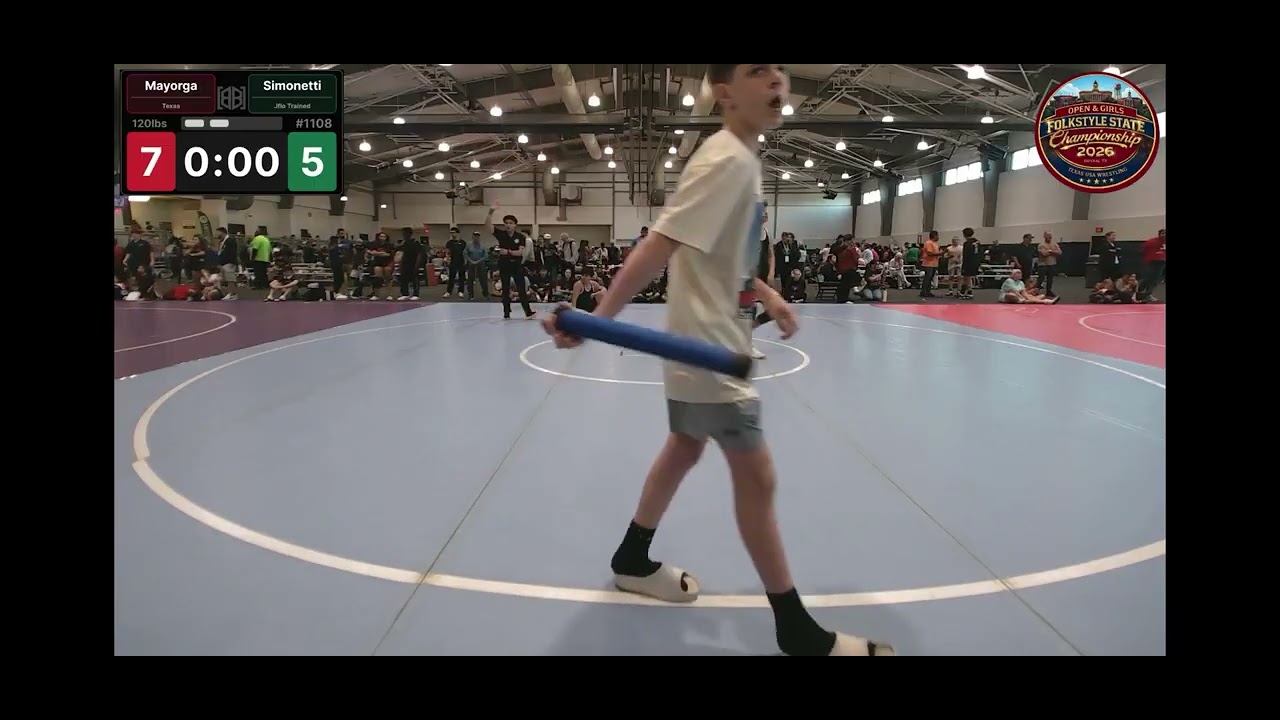 Folk ￼style ￼ state 3rd place match ￼