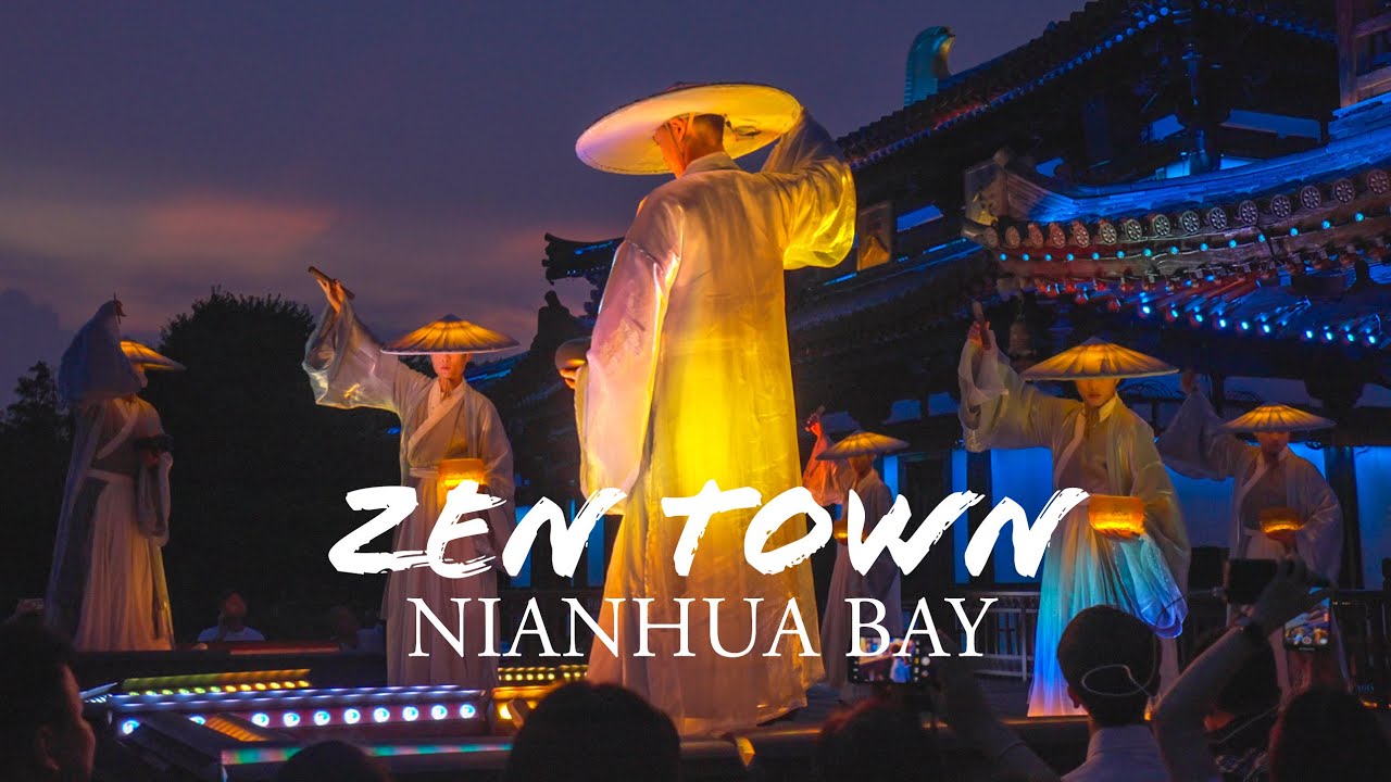 一日禅修之旅，无锡拈花湾禅意小镇，唐风宋韵和江南水乡的完美结合｜4K