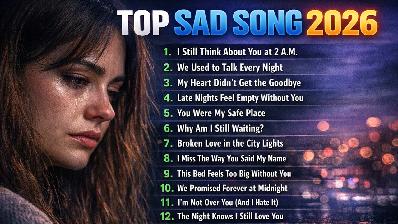 Late Night Sad Songs 2026 🌙💔 Emotional Heartbreak English Playlist | Love & Pain Music Mix