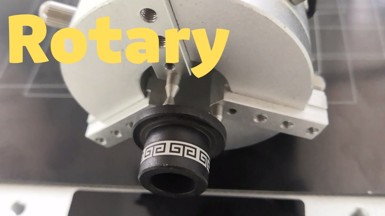 Cómo utilizar el dispositivo rotatorio | máquina de grabado láser de joyería para anillo, pulsera