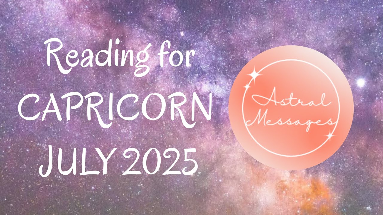 CAPRICORN ♑️ - JULY 2025 Tarot Reading 