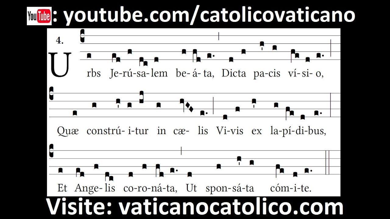 Urbs Jerusalem | Canto Gregoriano | Gregorian Chant