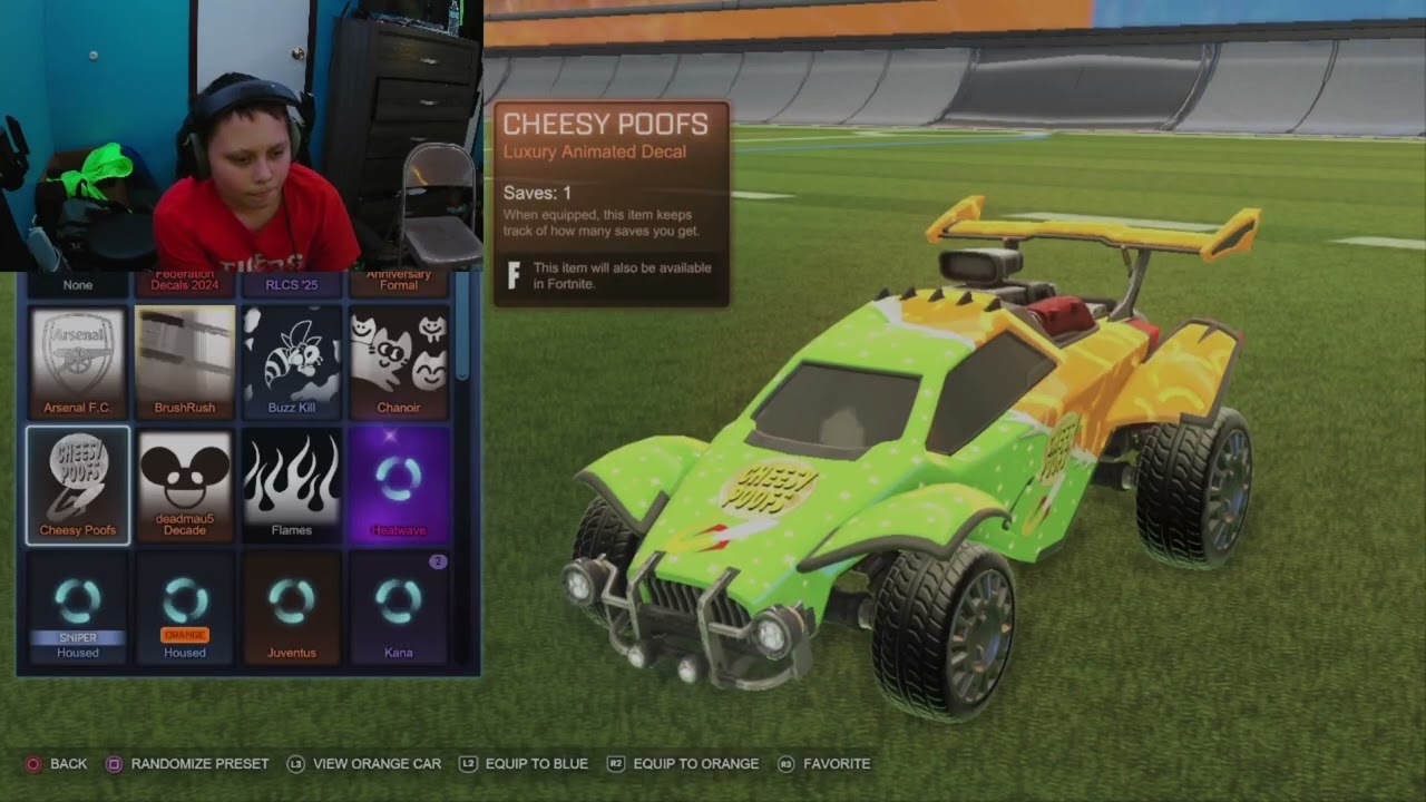 rockect league gameplay heatseeker gold