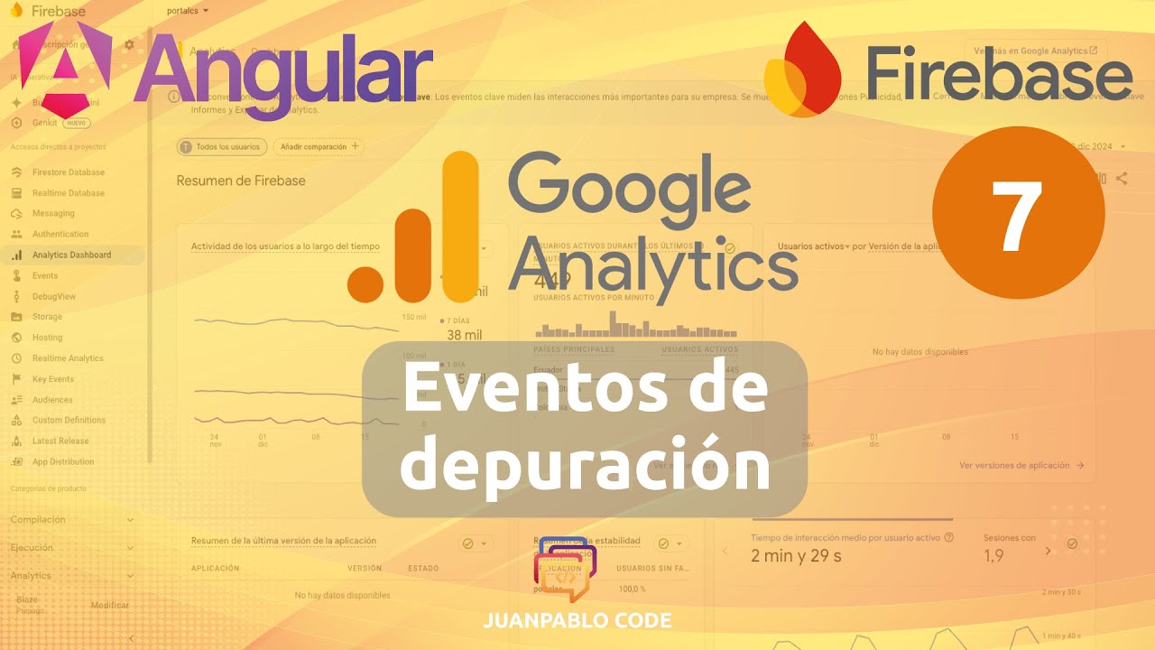 Eventos de depuración en tiempo real con Google Analytics y Angular