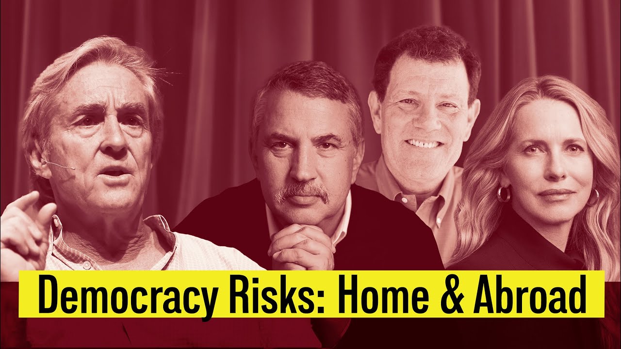 Democracy Under Attack: Tom Friedman, Nick Kristof and Laurene Powell Jobs