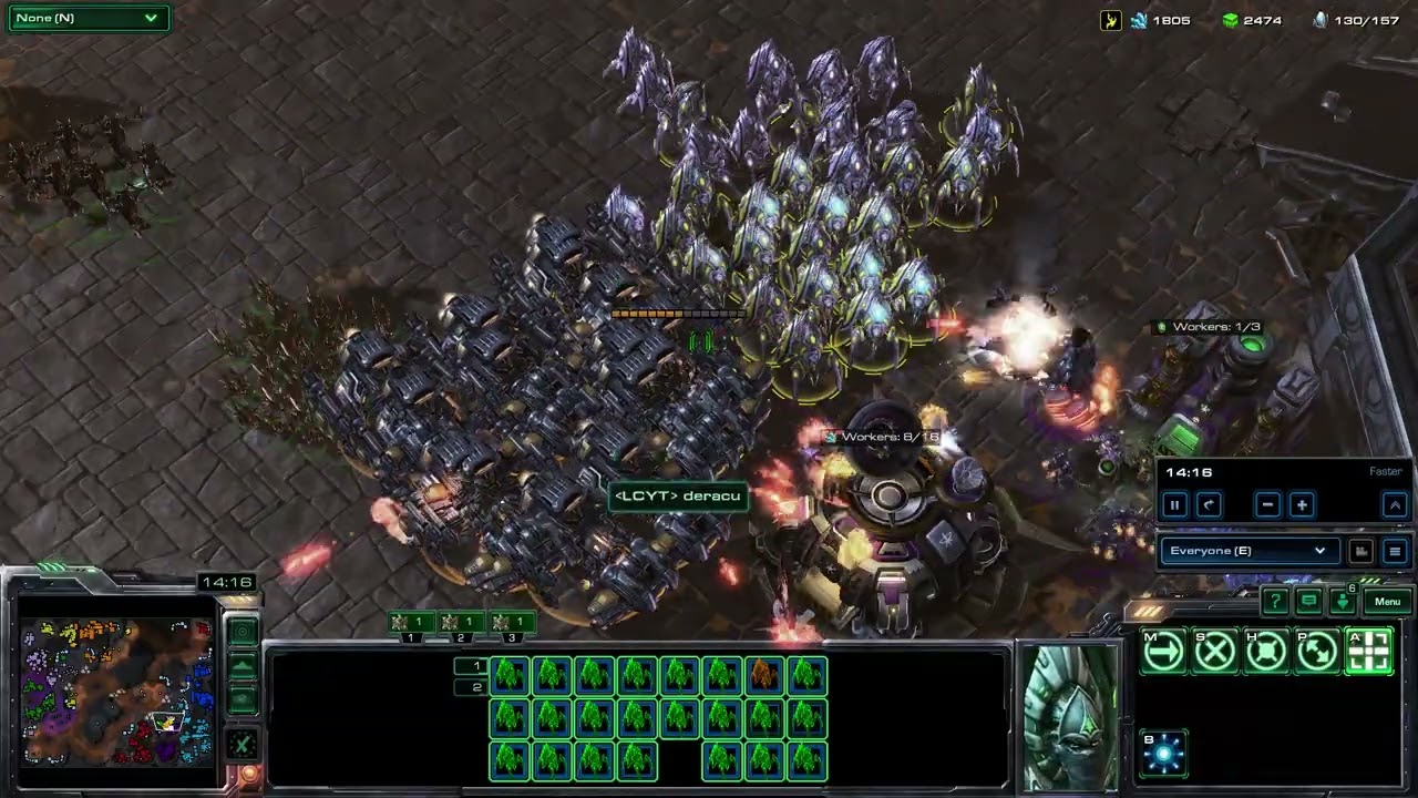 visitando al enemigo por la puerta grande SC2