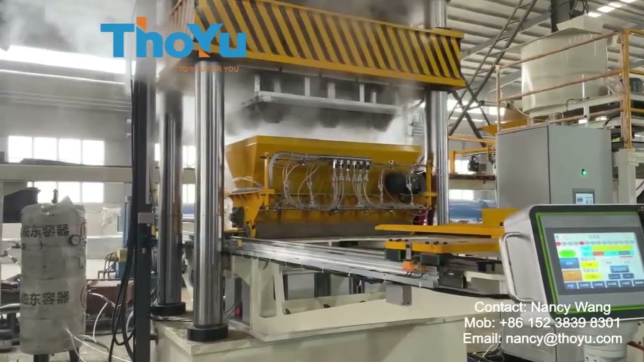 Molded sunflower husk pallet production line