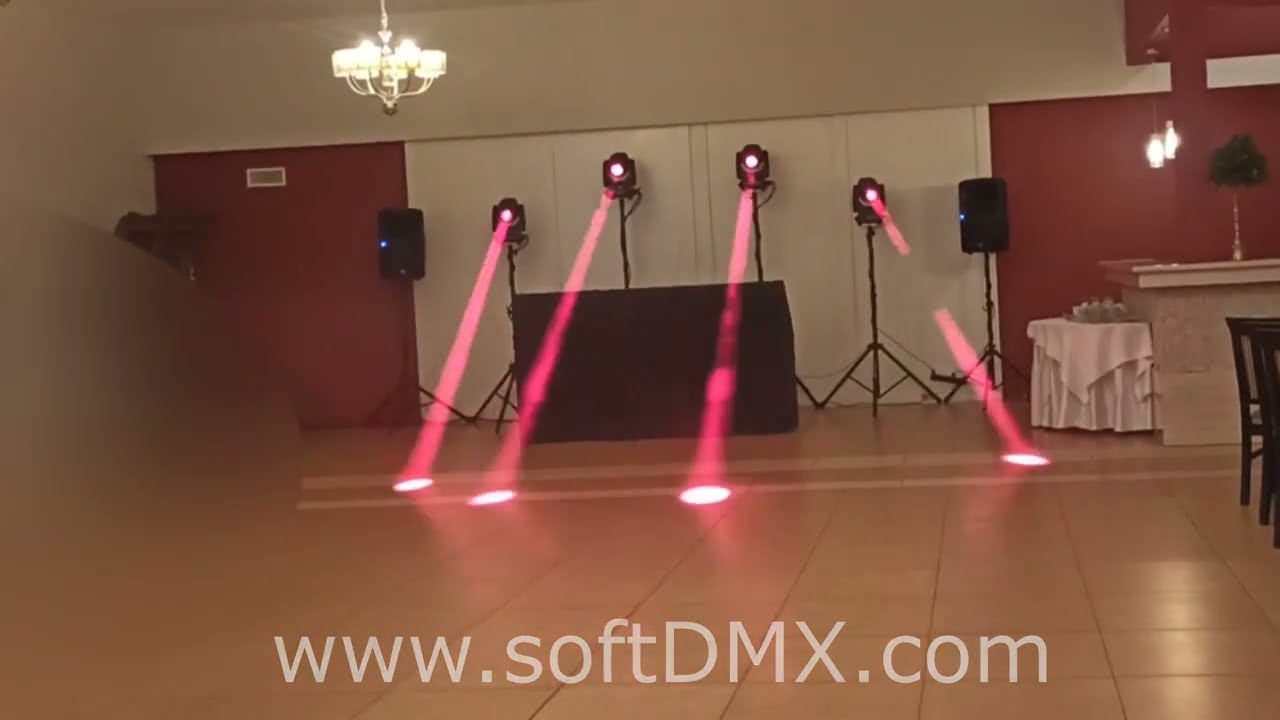 Sceny zawarte w gotowym show dla zestawu 4x EVOLIGHTS IQ132b na TOWERY