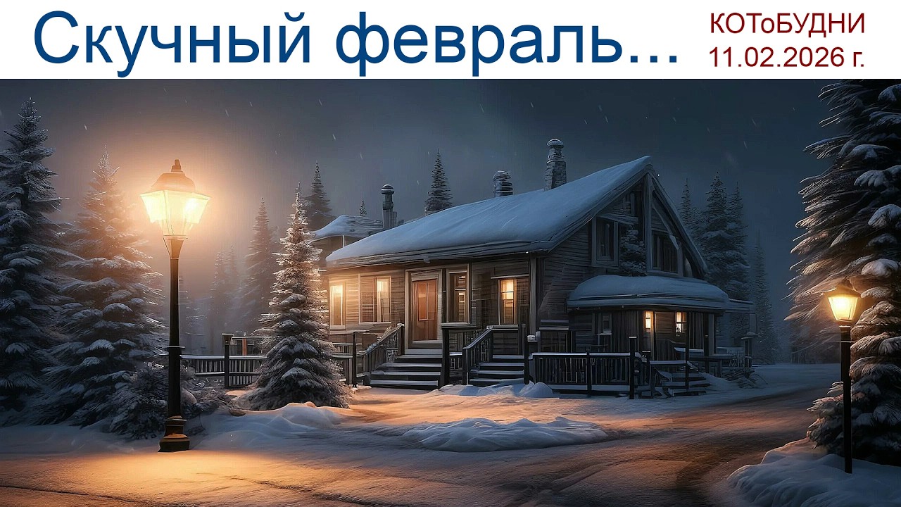 Скучный Февраль или КОТоБУДНИ первой декады последнего месяца зимы