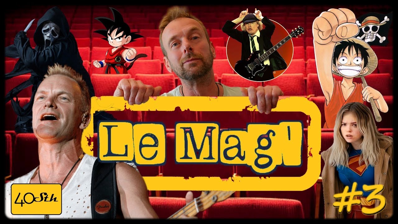 Le Mag’ #3 : Le Cinéma Français en CRISE, STING en PROCÈS & le PRIX des PLACES de CONCERTS … 🤔🎥🤩🎸