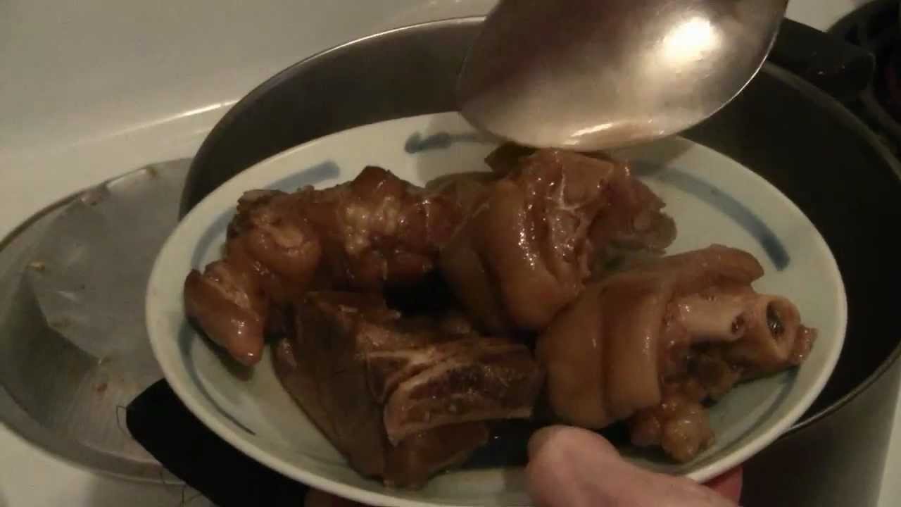 Pig Feet Stew:  Chinese 