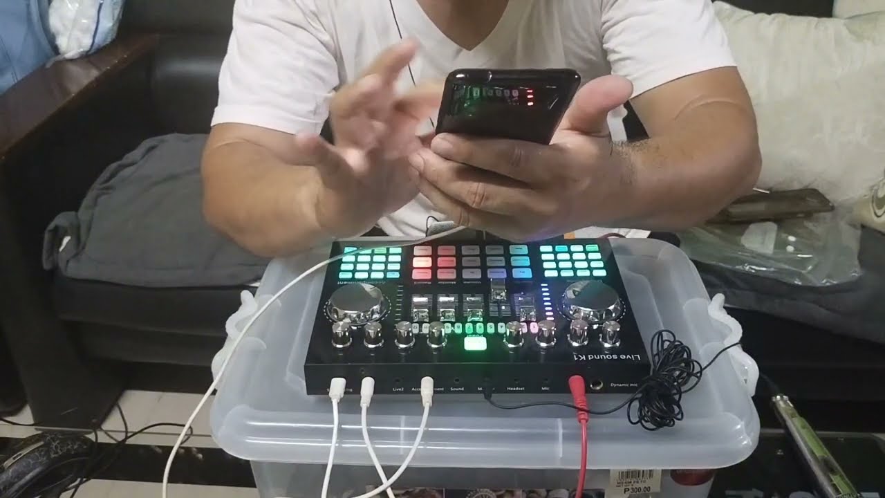 How to use/set up the K1 live sound card #streamer #travelandevent #soundcard