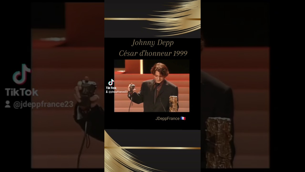 Johnny Depp: César d'honneur 1999