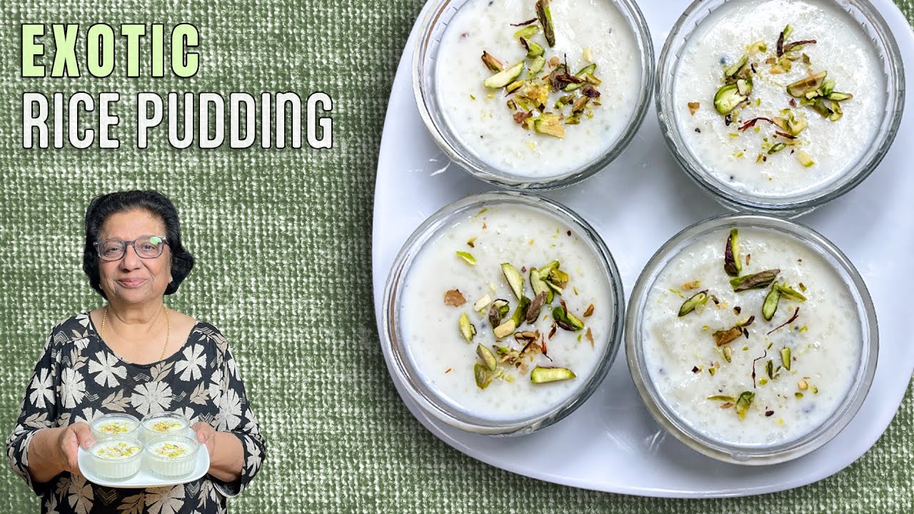 Exotic Rice Pudding with a Secret Ingredient | Check out the video to learn the secret ingredient