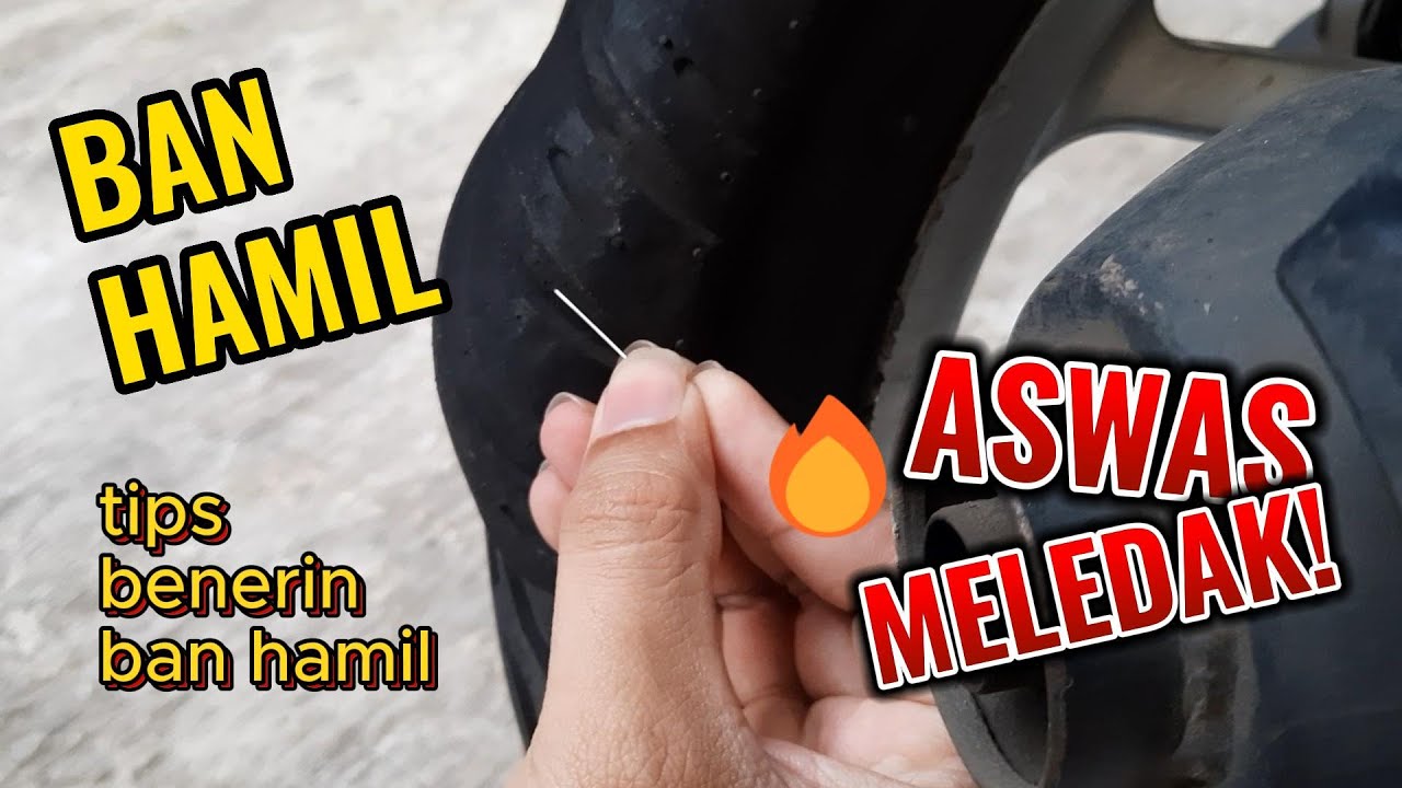 cuma 5 DETIK Cara Memperbaiki Ban HAMIL/BENJOL AWAS MELEDAK!!!