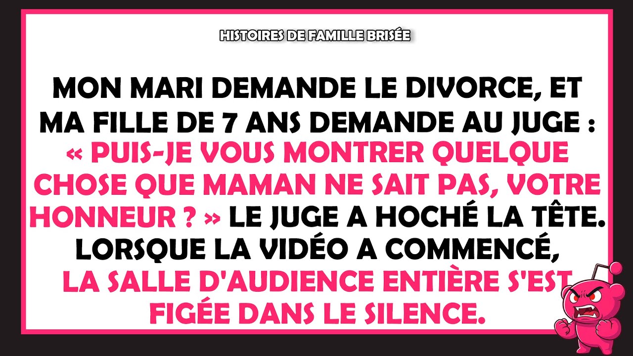 Ma fille a diffusé une vidéo à mon audience de divorce, tout le monde a été choqué par la révélation