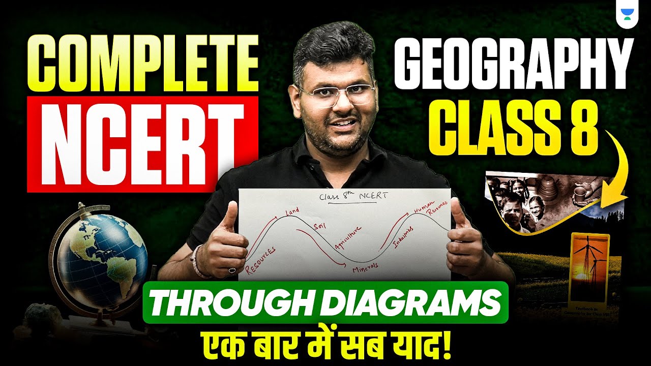 Complete Geography NCERT Class 8 through DIAGRAMS | UPSC Preparation for Beginners
