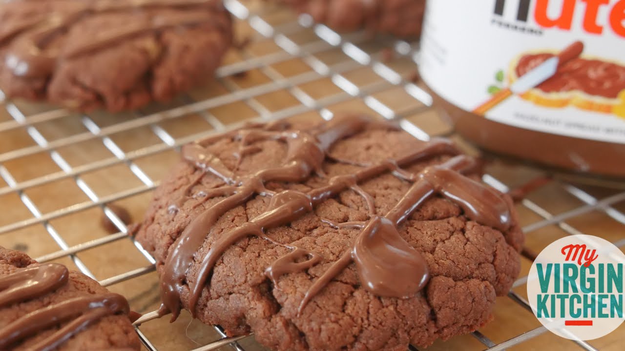 NUTELLA COOKIES - 3 INGREDIENTS