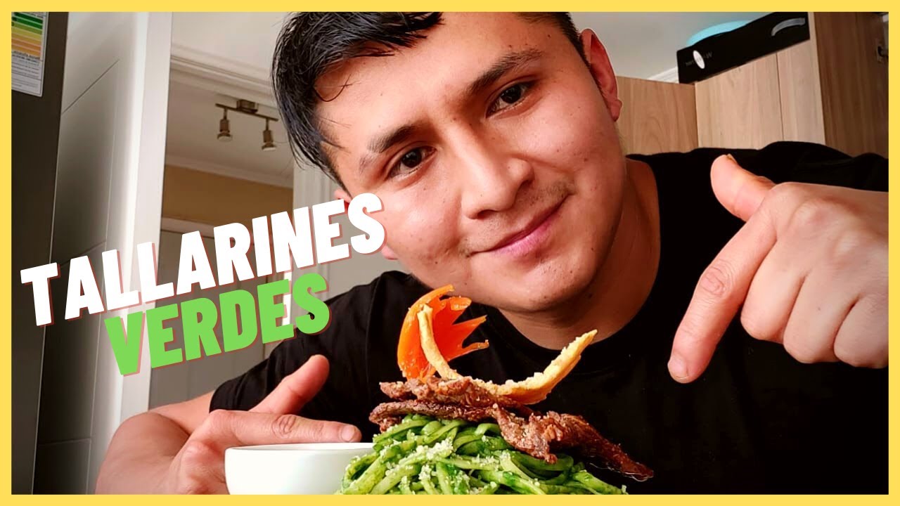 COMO PREPARAR TALLARINES VERDES PERUANOS CON BISTEC | RECETA PERUANA | franco y sus sabores