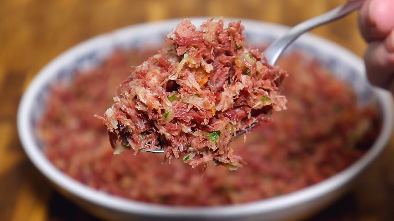 RECHEIO DE CARNE SECA | PERFEITO PARA SALGADOS, PASTEIS E TORTAS