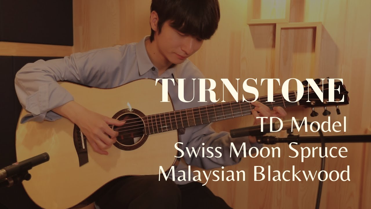 Turnstone TD Model, Swiss Moon Spruce Top & Malaysian Blackwood | Sungha Jung