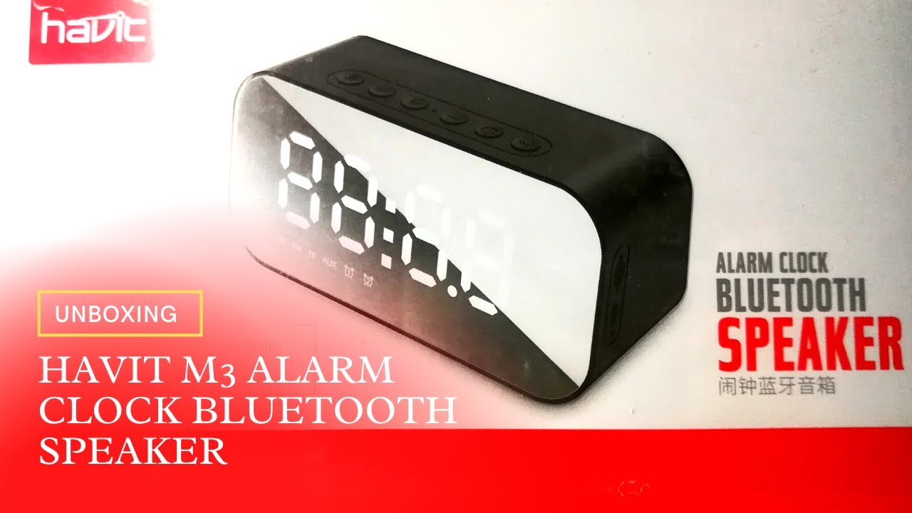 Unboxing of Havit M3 Alarm Clock Bluetooth Speaker