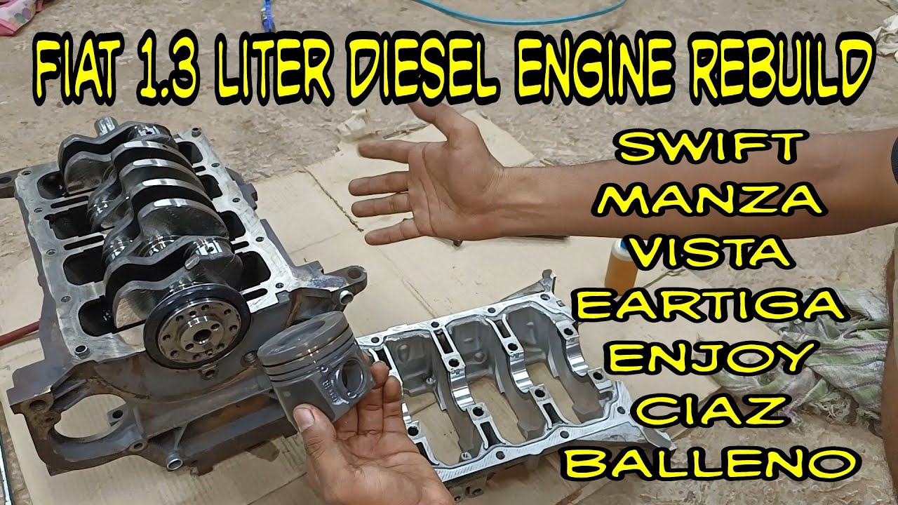 Fiat 1.3 Liter Engine Rebuild part -1