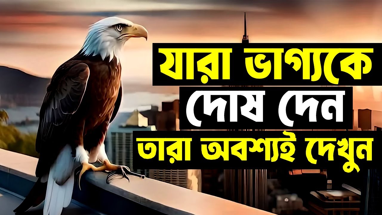 যারা ভাগ্যকে দোষ দেন তারা দেখুন ! When A Man Became Eagle ! Life Changing Motivational Story