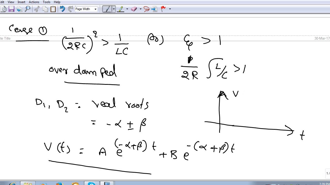 Network Theory Lec-18(f) : Parallel RLC-Circuit with D.C Excitation