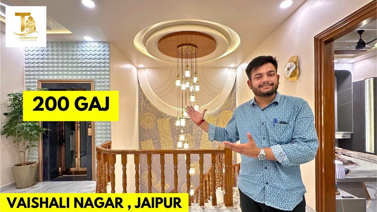 6 BHK Ultra Luxury 30x60 Villa in Vaishali Nagar | Jacuzzi, Lift & Rooftop Garden