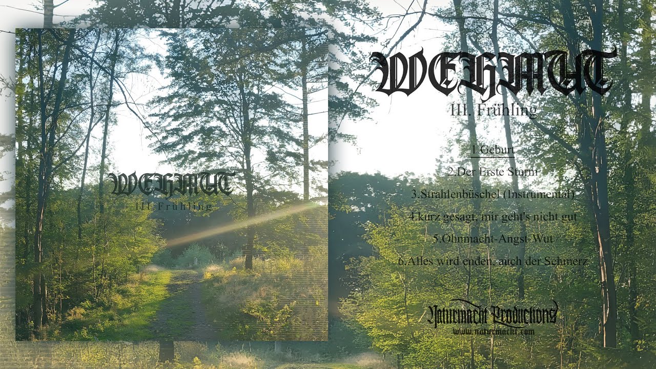 Wehmut - III: Frühling (official full album - Atmospheric Post Black Metal)