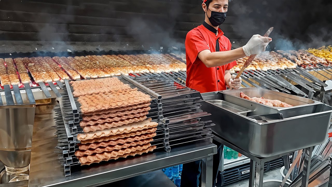 KING KEBAB! - 2000 sales per day! - PERSIAN Street Food Compilation