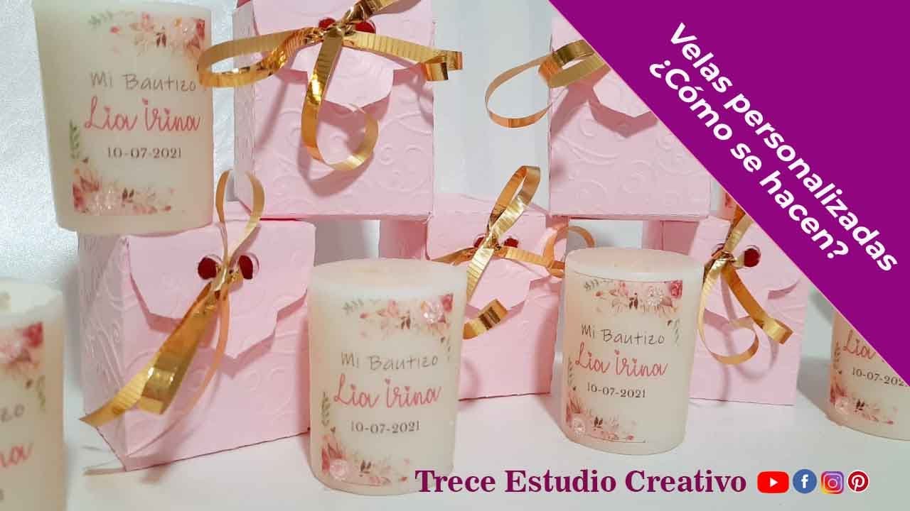 Crea velas personalizadas con impresión a color