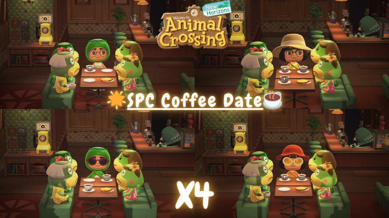 ACNH: SPC Coffee Date w/The Kappn' Fam (No Commentary)