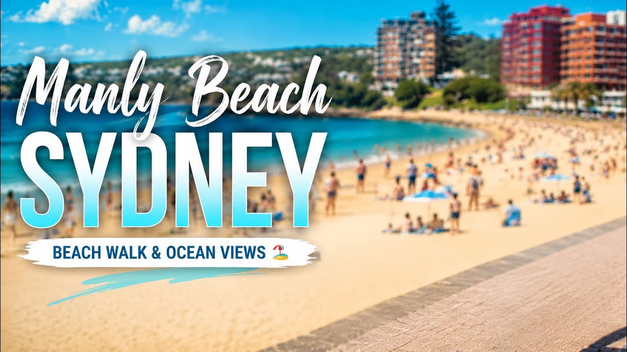 AUSTRALIA: Fantastic Day at Manly Beach, Sydney 🏖 beach walk