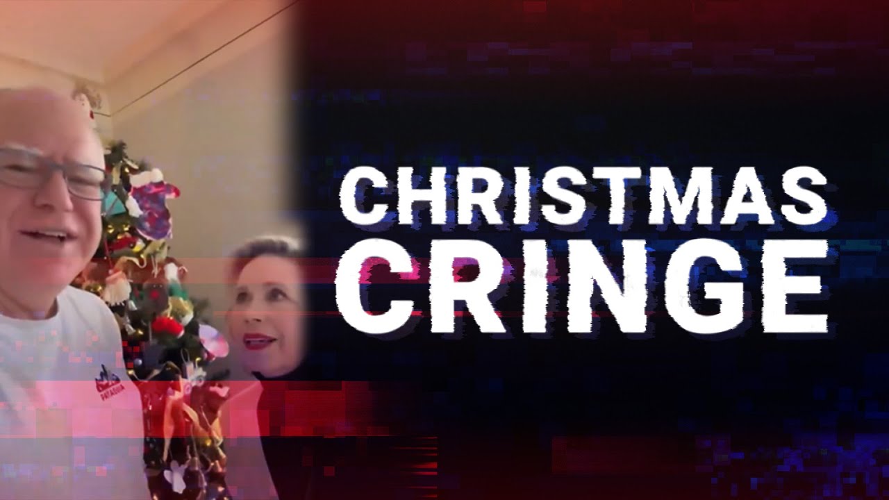 &lsquo;Something is off': Tim and Gwen Walz post cringe Christmas video