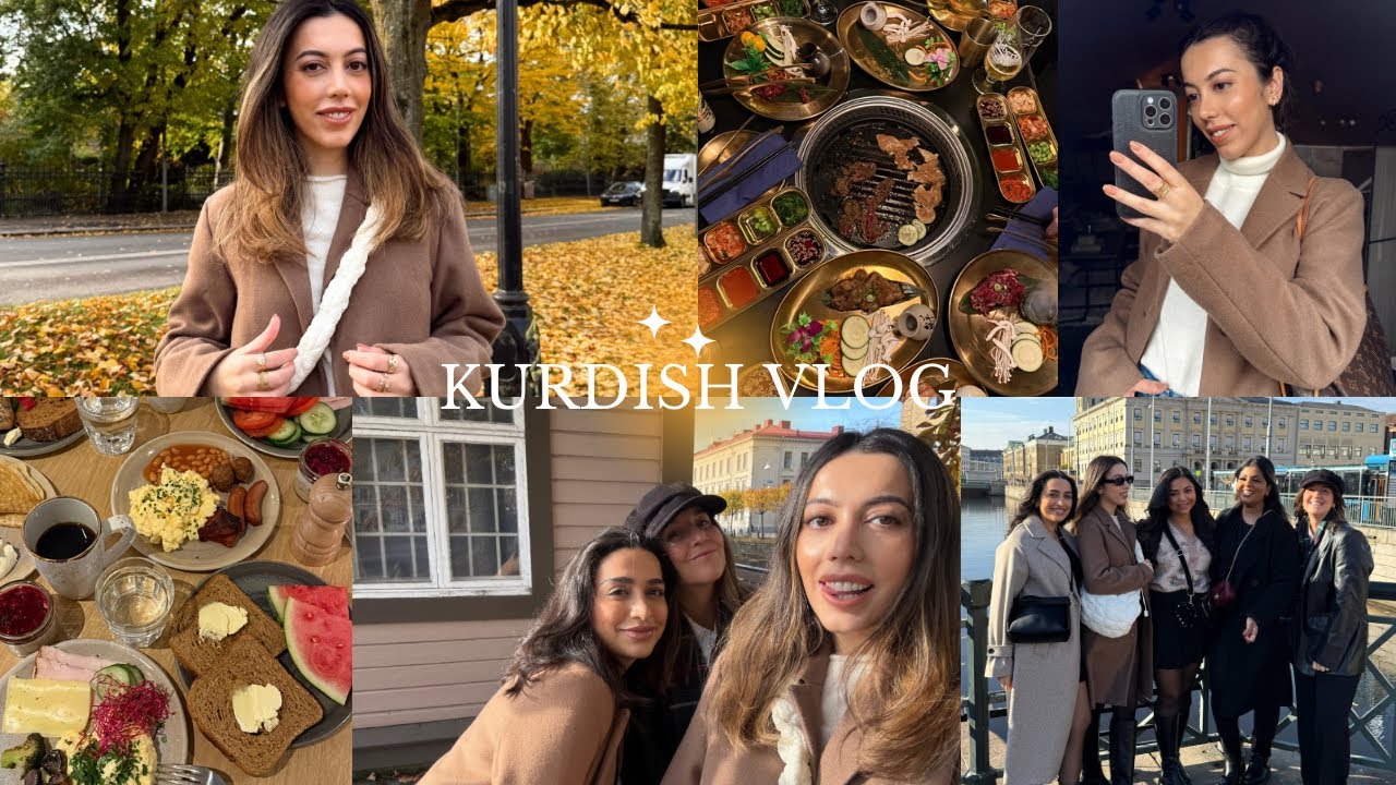 KURDISH VLOG - vlogi safar/Göteborg 💛🇸🇪 shopping haul🛍️/ ڤڵۆگی کوردی