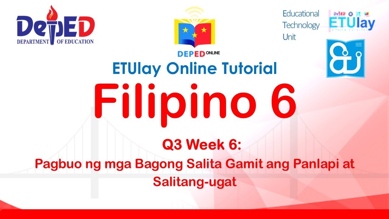 Pagbuo ng mga Bagong Salita Gamit ang Panlapi at Salitang-ugat || Grade 6 Filipino || Quarter3 Week6