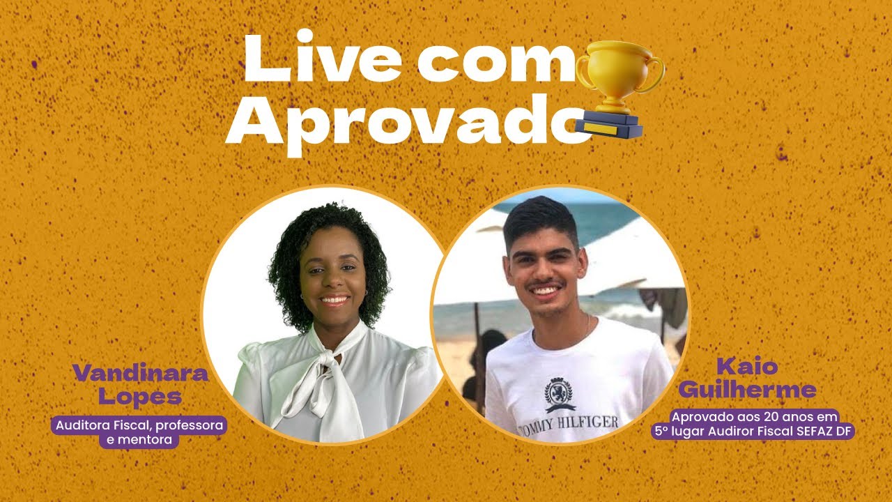Entrevista com Kaio Guilherme:  Aluno do Curso de Discursivas aprovado em 5° lugar na SEFAZ DF