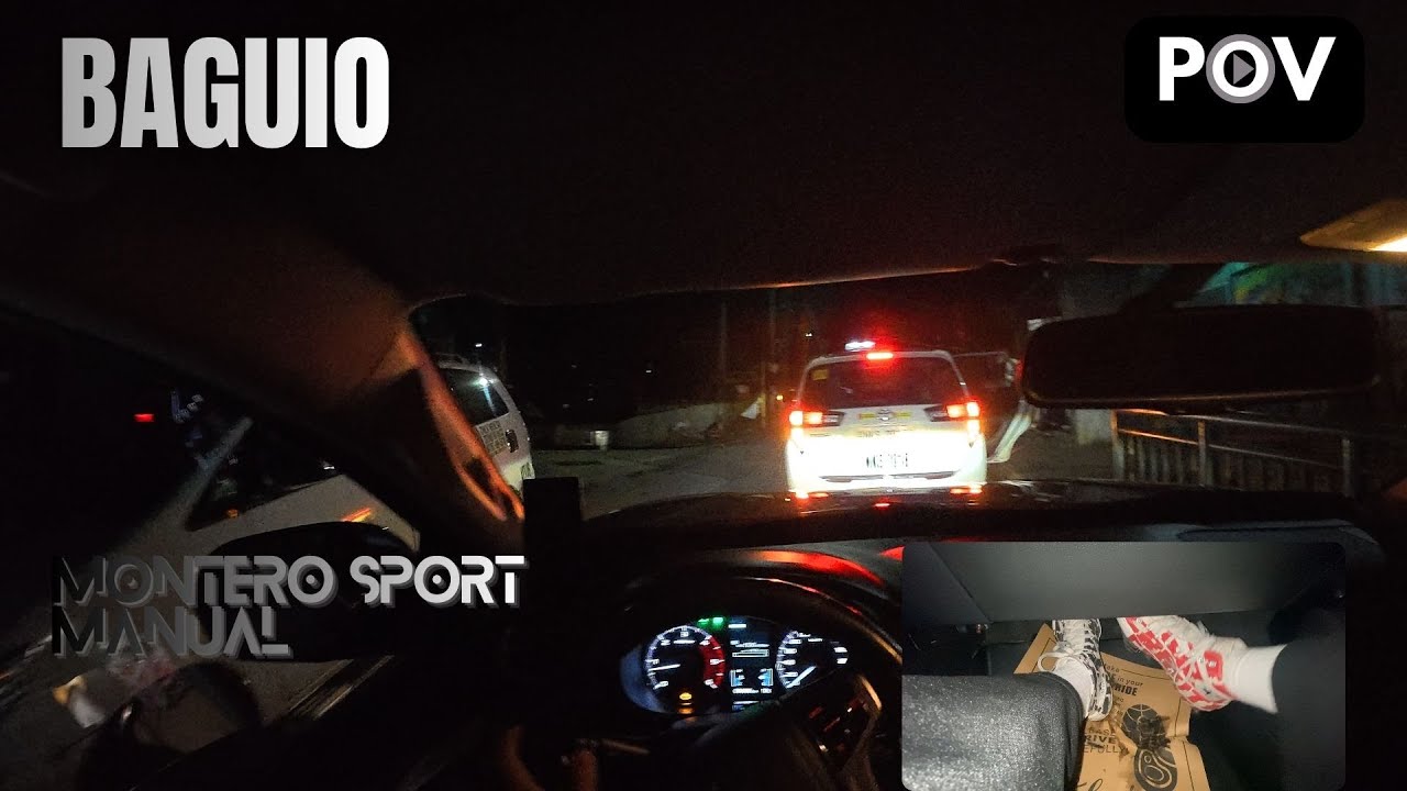 Montero Sport Manual Night Drive POV