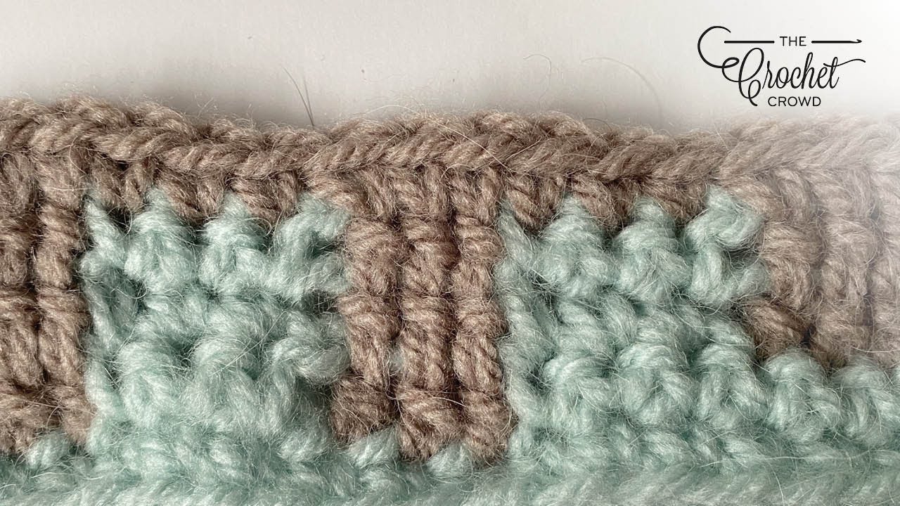 Waterfall Single Crochet Stitch