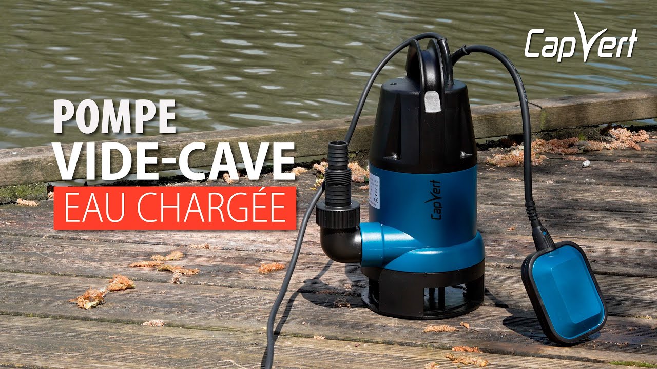 La pompe vide-cave eau chargée CAPVERT !