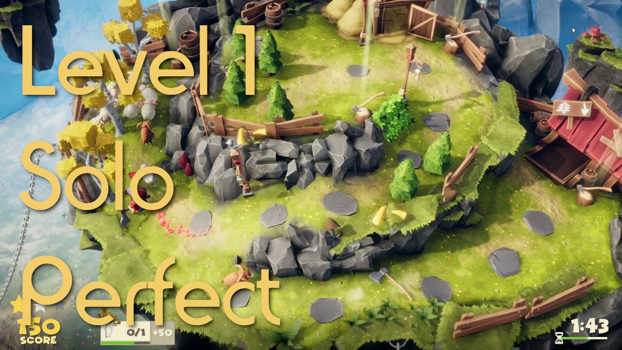 Lumberhill Level 1 Solo Perfect Run (3 Stars + Objective)
