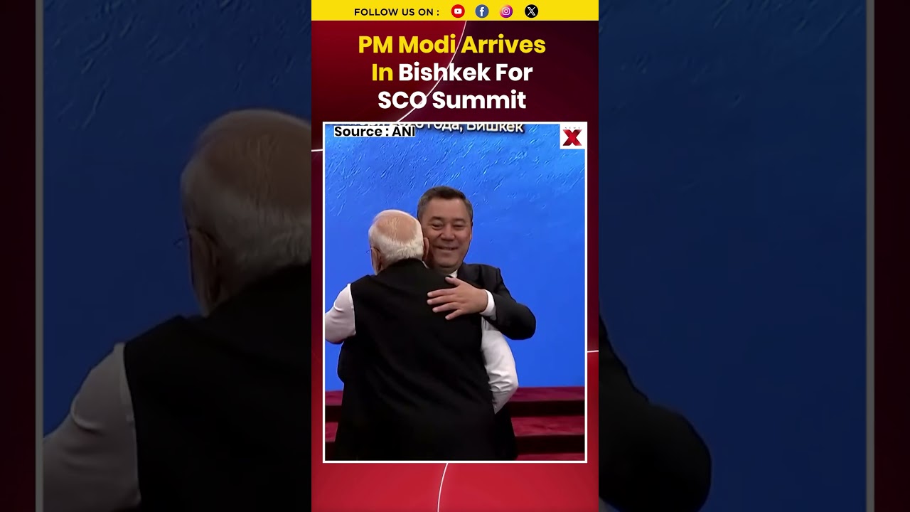 #watch | PM Modi Arrives In Bishkek For SCO Summit, Key Talks On Regional Cooperation #shorts
