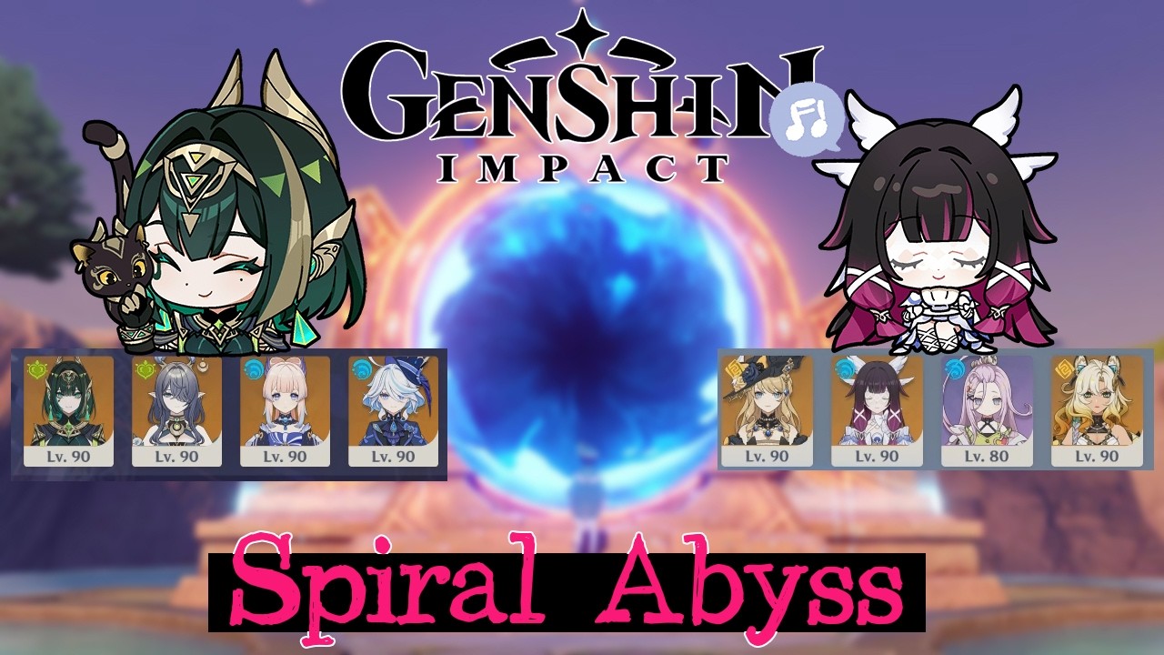 NAVIA LUNAR-CRYSTALLIZE - Genshin Impact - Spiral Abyss - Floor 12