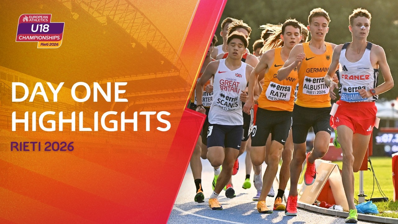Last lap SPRINT! 🔥 Day one highlights | 2026 European Athletics U18 Championships